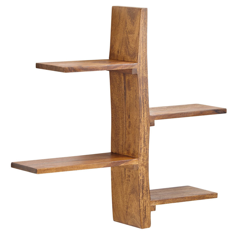 Farthey Sheesham Solid Wood Floating Shelf