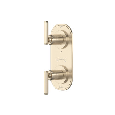 Apothecary 1/2" Thermostatic Trim With Diverter