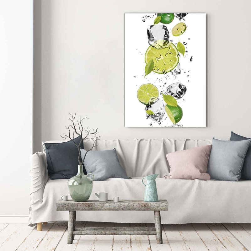 Limonka And Water - Wrapped Canvas Print
