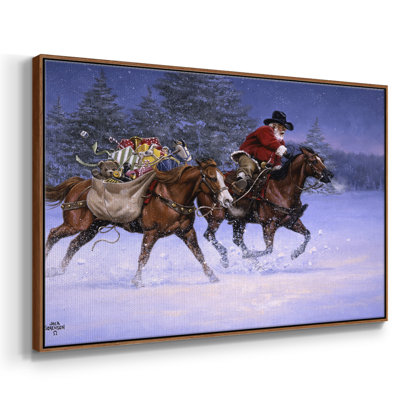 Christmas Rush, reproduction d'art sur toile