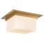 Mineral 11-in Brass Flush Mount-892515449-892515398