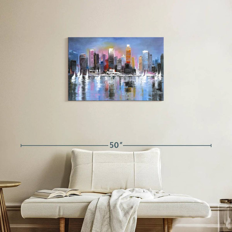 Bord de mer d'Avery City, H 20 po x l 30 po