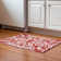 Premium Machine Washable Prisco Red Rug