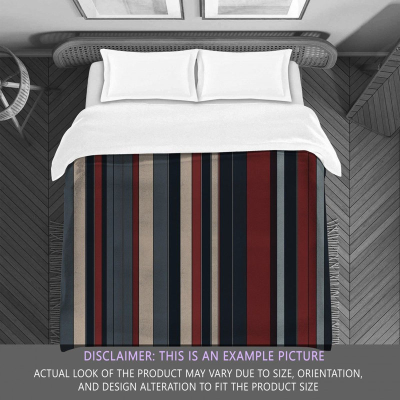 Polyester Striped Comforter, Queen Comforter