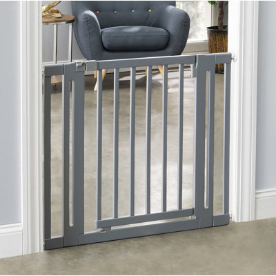 Canka Wood Adjustable Pressure Mounted Pet Gate