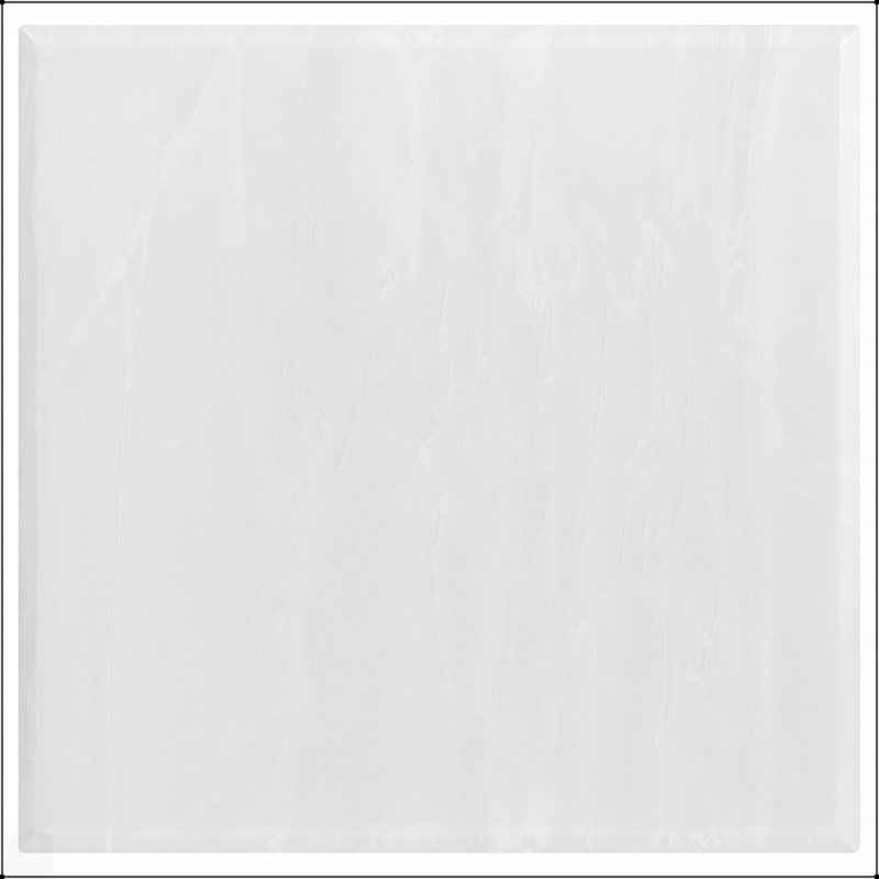 Table de bout carrée en U Durante avec plateau en faux marbre blanc Durante, parfaite pour un décor moderne et classique.