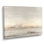 Jaune et blanc brume lever du soleil matin nuages - paysages, impressions sur toile, art abstrait jaune