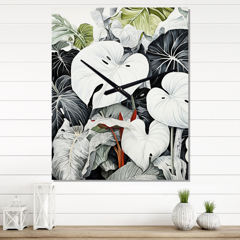 Horloge murale Caelee - Plantes, Grand