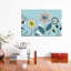 «Scandi Florals I» par Isabelle Z - impression d'art graphique-52938630-52938638-52938649