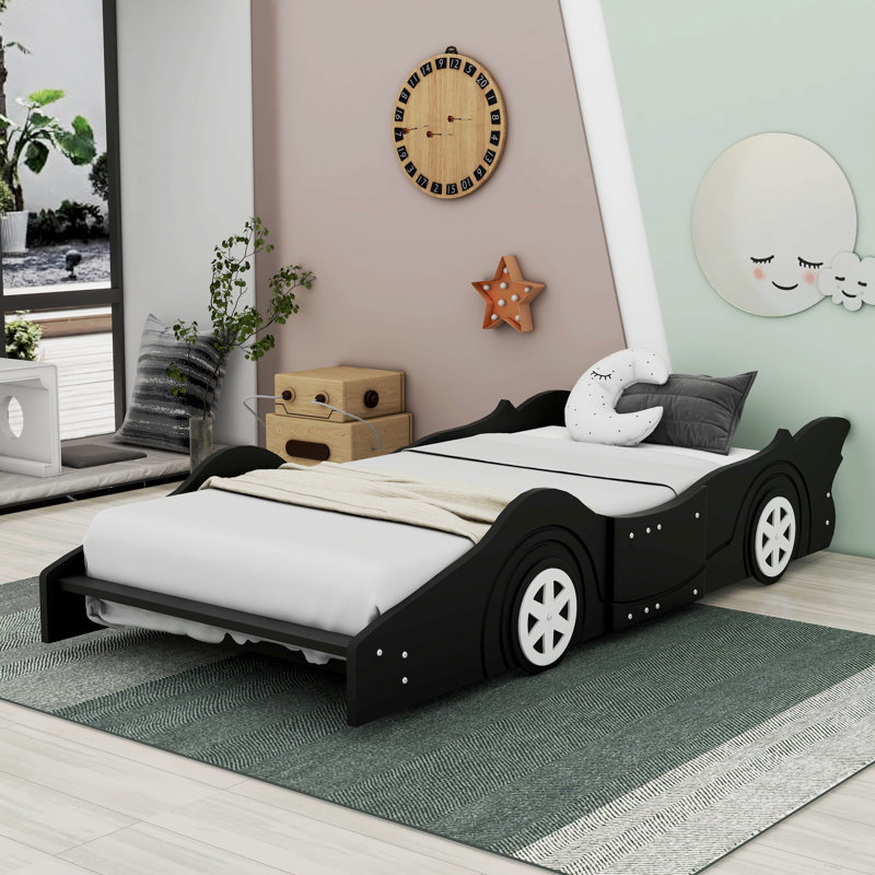Lit plateforme Alahia, Noir