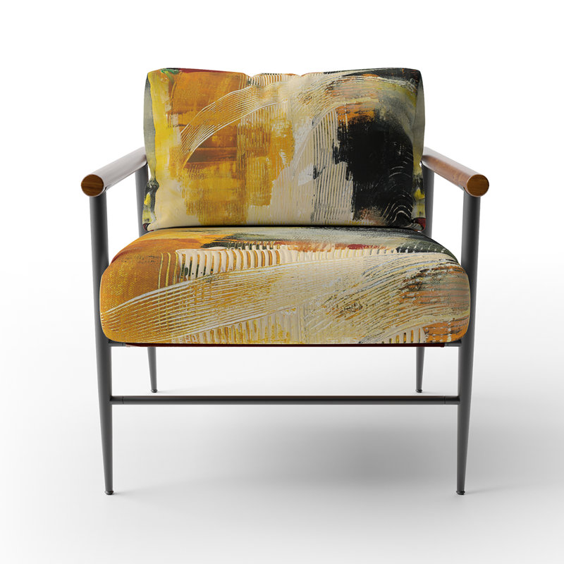 Fauteuil d'appoint rembourré Abraxas - End Of The Orange Rainbow II