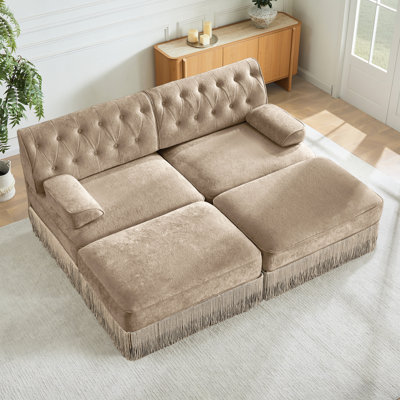 30.26'' Velvet Sectional