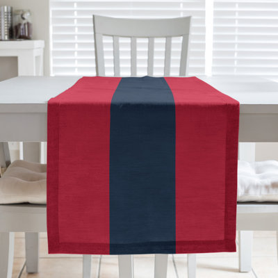 Chemin de table rouge football rayures Tennessee