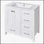 Meuble-lavabo 30 po avec lavabo en céramique-415341798