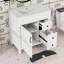 Meuble-lavabo avec 2 tiroirs et tablette réglable-799882199