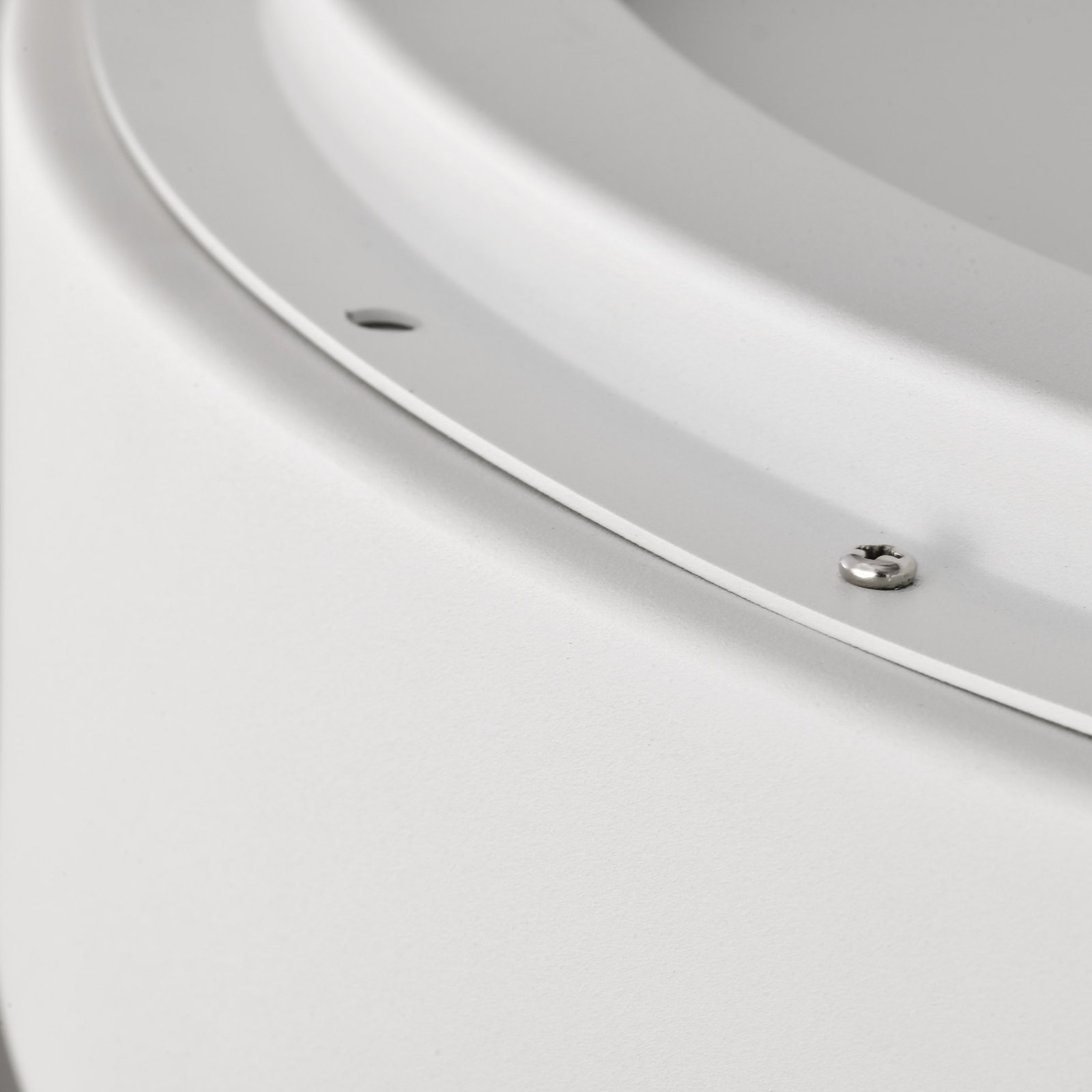 Lucien Single Light Flush Mount, White, 6" H x 6" W x 23.50" D