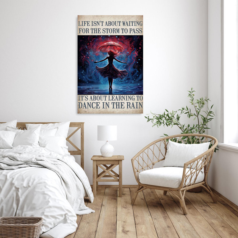 Luvonne Learning To Dance In The Rain, H 36 po x l 24 po x P 1,25 po