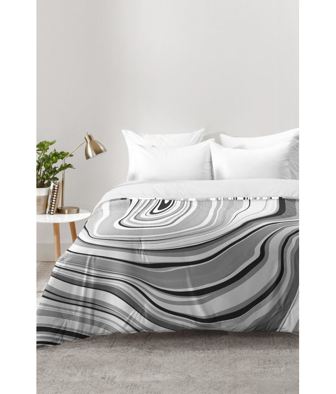 Jacqueline Maldonado Polyester Abstract Comforter Set, Full/Queen Comforter + 2 Shams