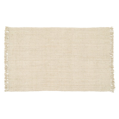 Bindera Solid Colour Jute / Sisal Hand Woven Area Rug