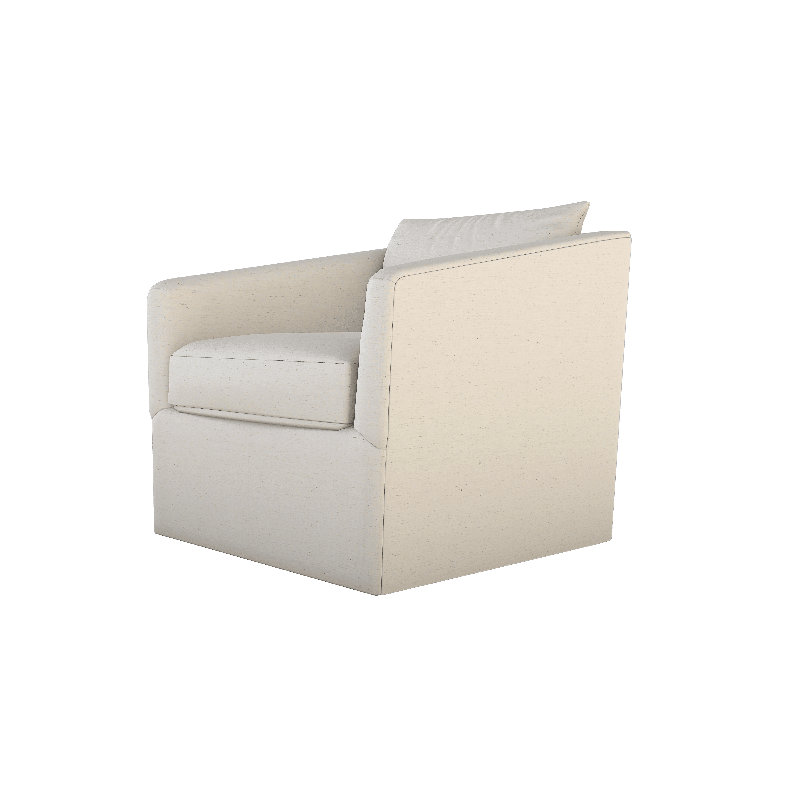 Aston Upholstered Accent Chair, Hot Seat Vanila
