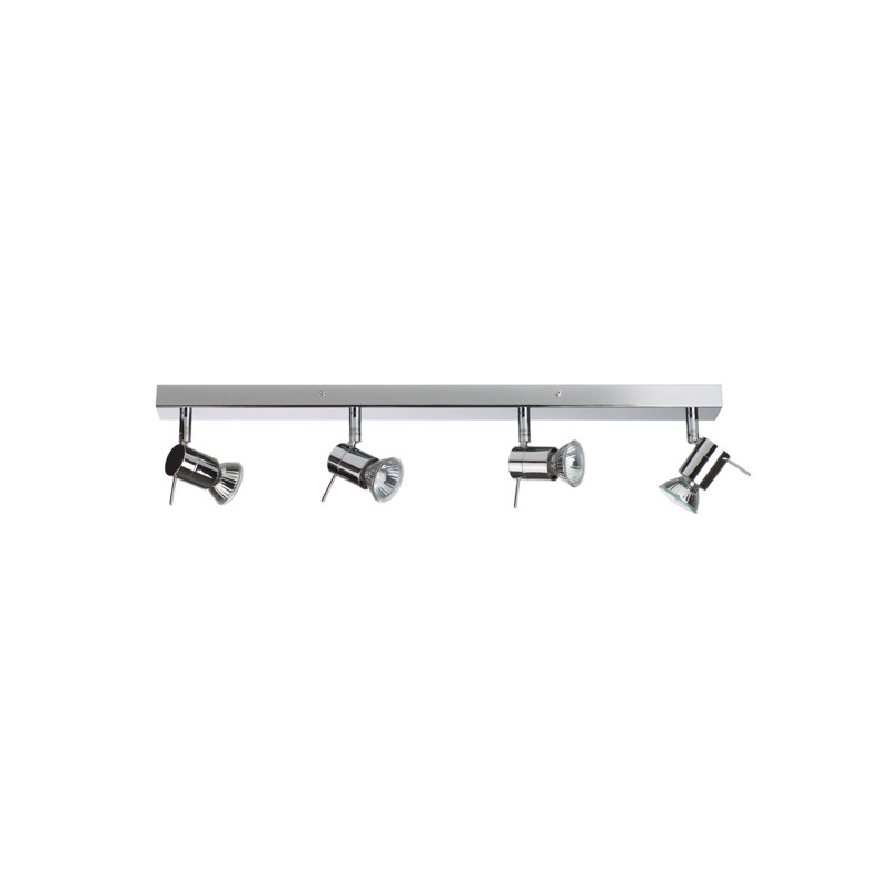 60cm 4 -Light Track Kit, Polished Chrome