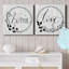 Home - Ensemble de 2 reproductions sur toiles tendues-715954288