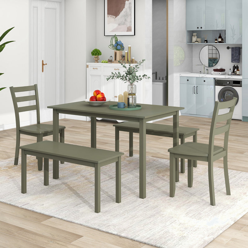 Ensemble de coin-repas à 6 places sahwn, Vert