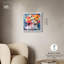 Art mural fantaisiste Sneaker avec fleurs-115127893-115127901