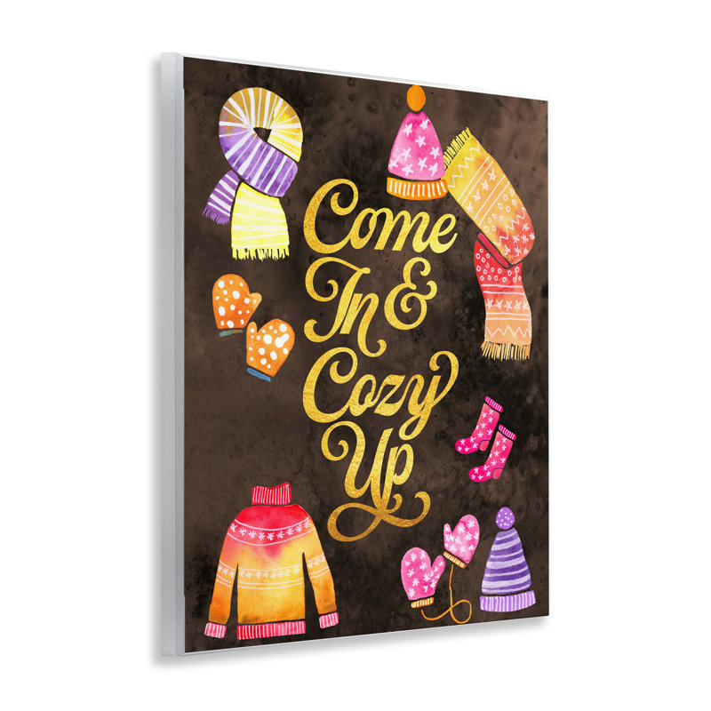 Plaque murale Cozy Comforts, conception de Hillary Holt