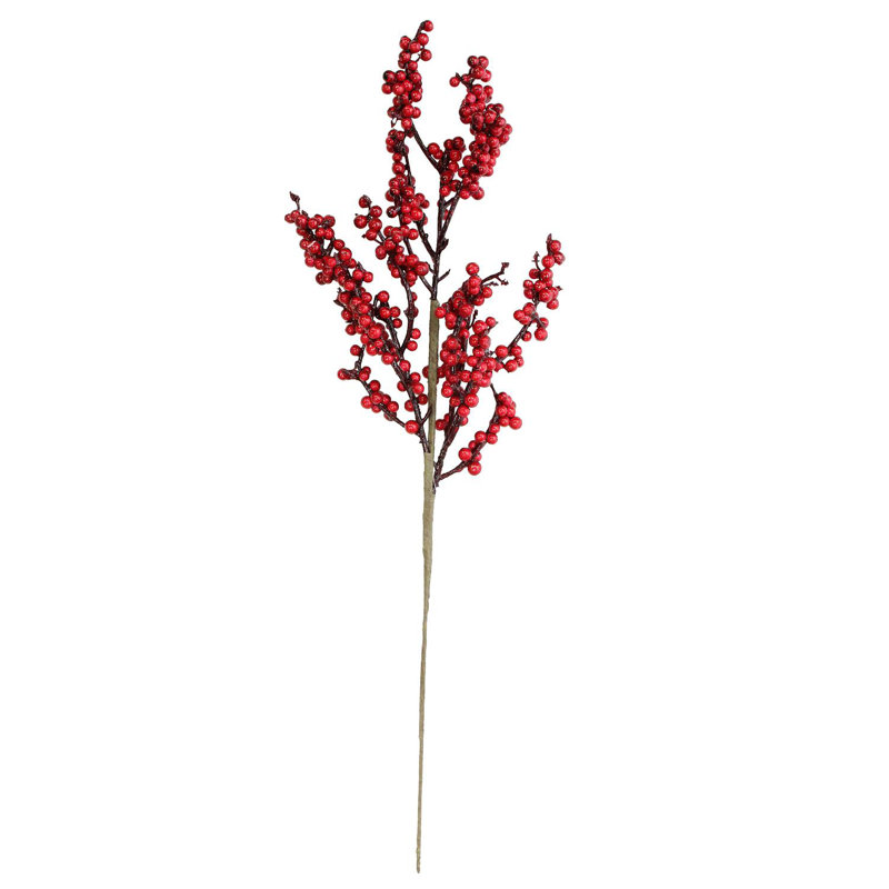 Vaporisateur de Noël 22 po avec baies rouges artificielles