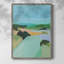 «Bright Coloured Countryside IV», reproduction encadrée - bois massif-767024939