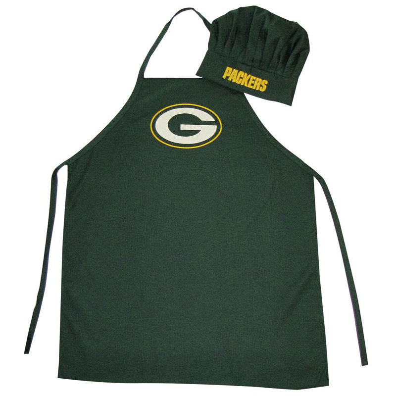 NFL No Pattern Apron Sets, Green Bay Packers