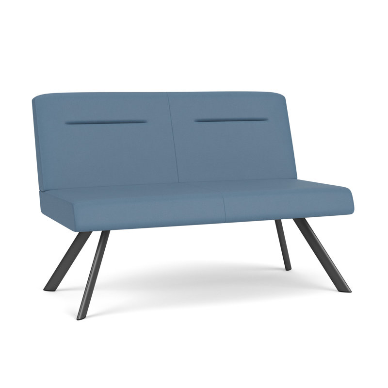 Causeuse Willow, Gris anthracite, Open House Quarry - bleu, Yes