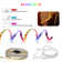 WBM Smart LP-06 Strip Light 32.8ft, for Home, Kitchen, Bedroom, Dorm Room Works with Remote Control
