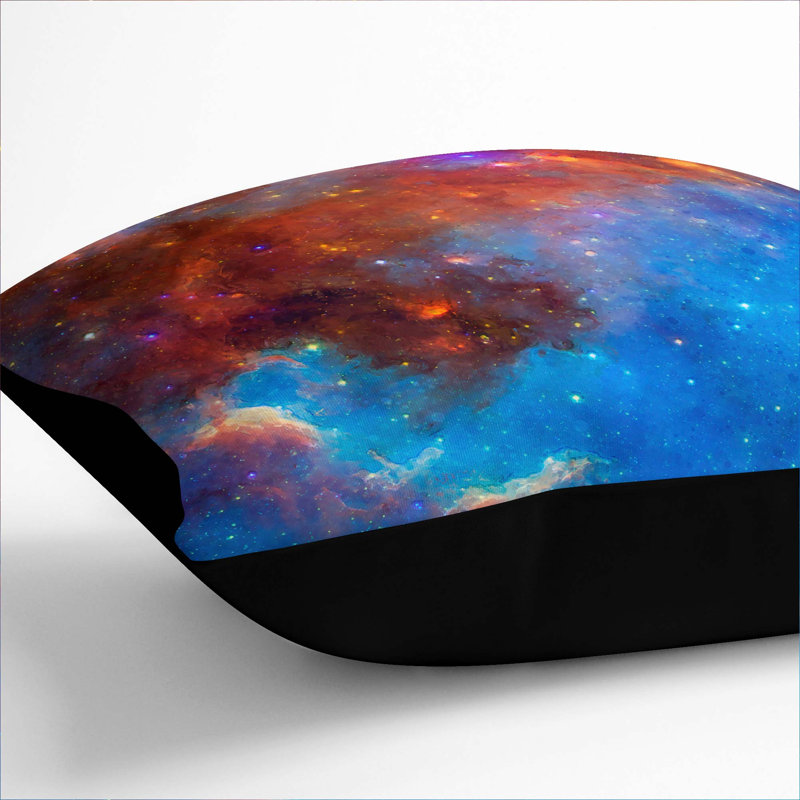 Universe Vol.13 Cushion with Filling, Black, 40cm H x 40cm W x 15cm D