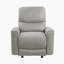  Chaise berçante inclinable moderne et contemporaine en microfibre polie 35,5 po Eène