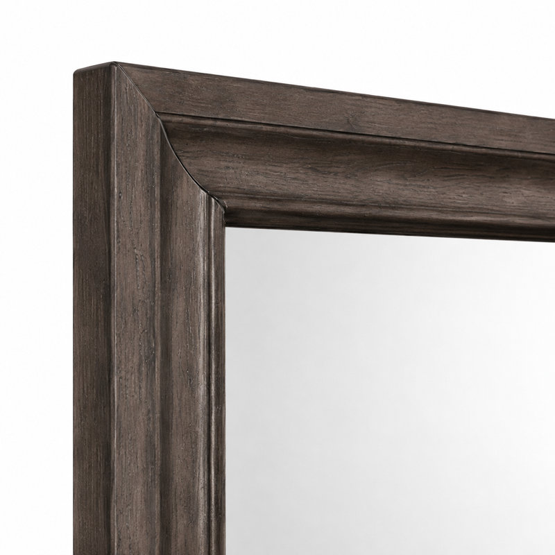 Miroir rectangulaire en bois Ghugas