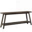 Canapé à 2 niveaux, console, table d'appoint avec tablettes spacieuses pour un rangement et une présentation améliorés dans les espaces de vie modernes-438318915