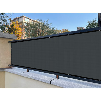 90% Black Shade Fence, Outdoor Sunshade And Windproof Net, Heat Insulation And Privacy Screen For Gardens And Patios