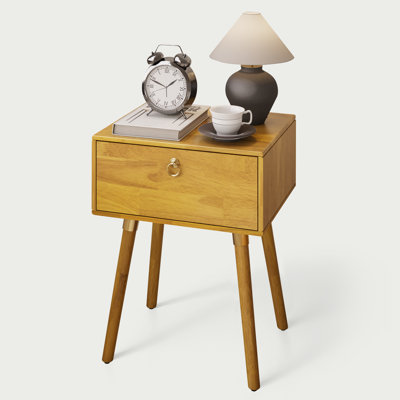 Alden Solid Wood 1-Drawer Nightstand