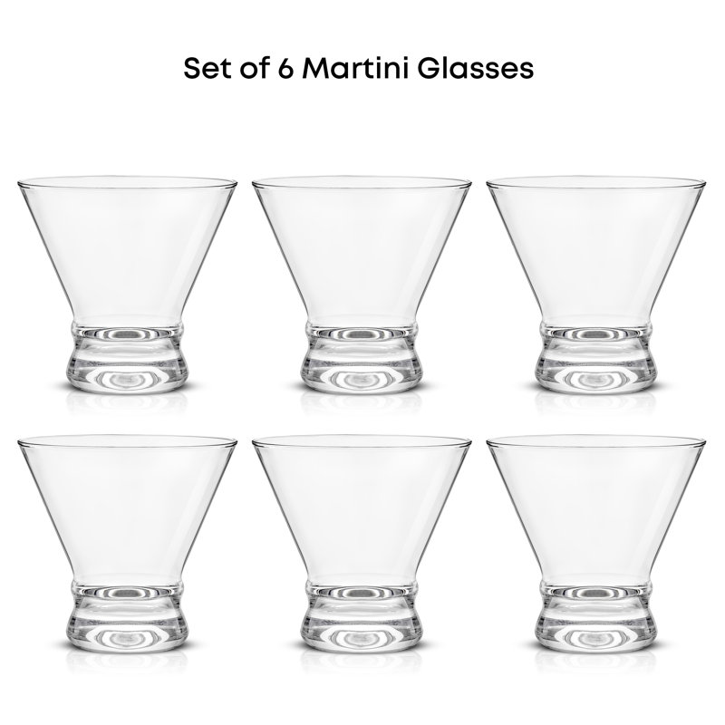 JoyJolt Afina Martini Glasses, 8oz.