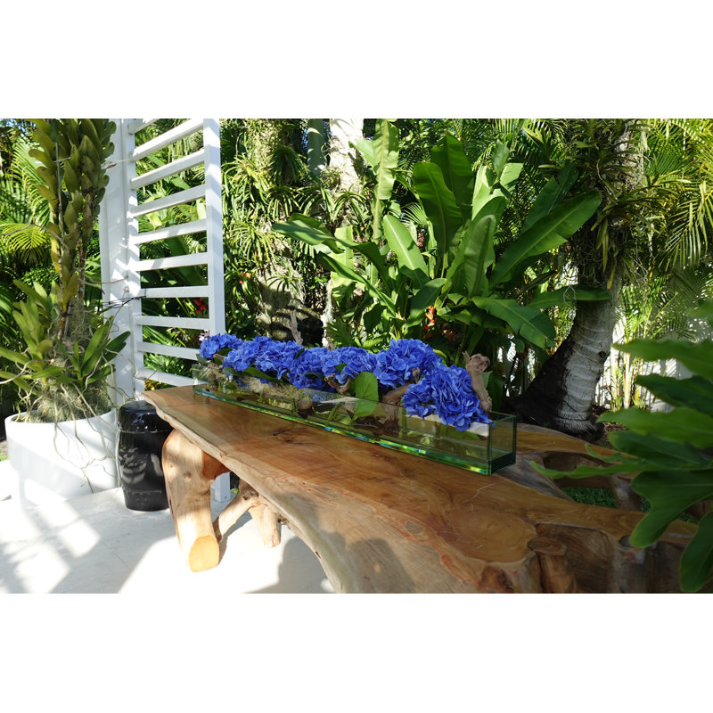Hydrangea Arrangement in Planter