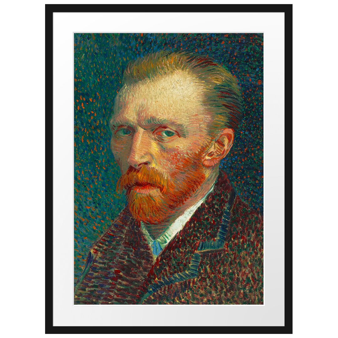 Gerahmter Kunstdruck Self Portrait von Vincent Van Gogh