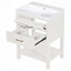 Meuble-lavabo avec lavabo supérieur, meuble-lavabo moderne avec 2 tiroirs, meuble-lavabo simple-115688519