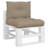 17 Stories Pallet Cushions 2 Pcs Taupe Fabric-1316586007