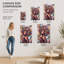 «Graffiti Collage Woman», art urbain abstrait, reproduction d'art sur toile tendue-133040185