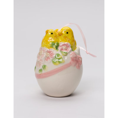Baby Chicks Easter Egg Ornament- 3 1/2"H