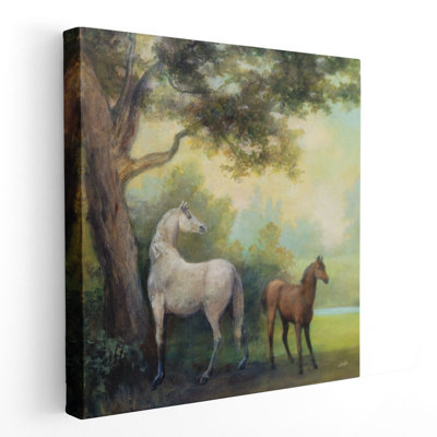 «Near the pasture», reproduction d'art sur toile