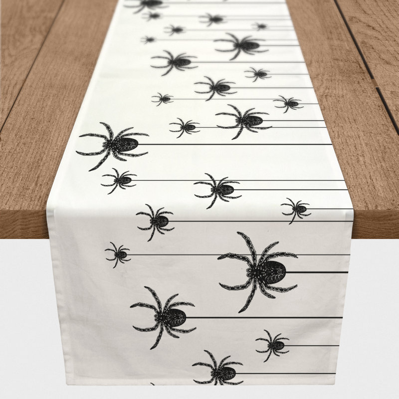 Allegany Geometric Halloween Table Runner