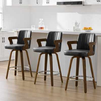 Tabouret de bar 26,4 po Mid-Century